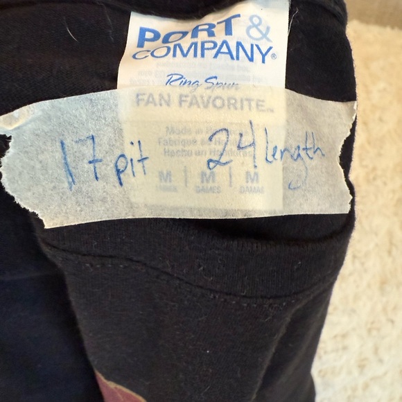 Vintage David Bowie 1972 world tour Black Graphic Kids T-Shirt medium - Picture 4 of 4